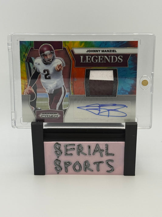 2024 Prizm Draft Johnny Manziel Legends Patch Auto /25