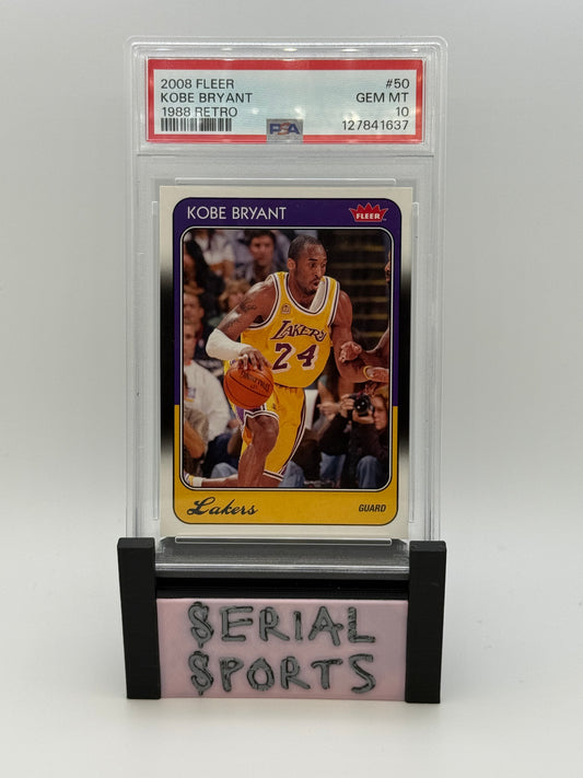 Kobe Bryant 2008-09 Fleer 1988-89 Retro #50 Lakers Mamba PSA 10